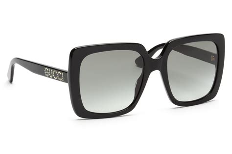 occhiali da sole gucci strass nero gg0418s 001|Gucci GG0418S XXS (54 .